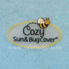 Пользовательские ПВХ пчелы прозрачные торговые булавки заводская цена