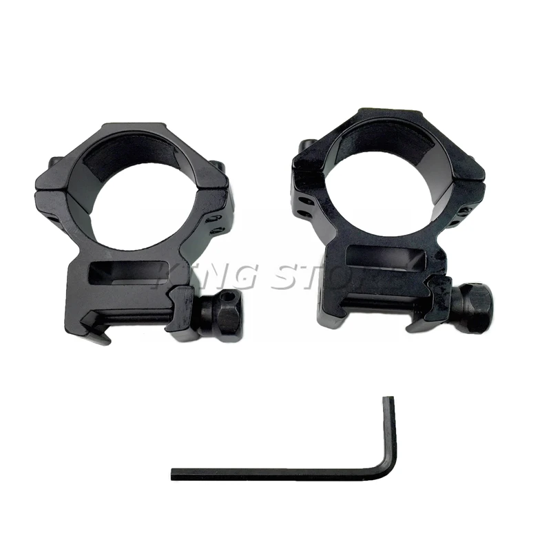 2PCS 30mm Weaver Scope Mount Rings Low Profile Picatinny Rail Mount