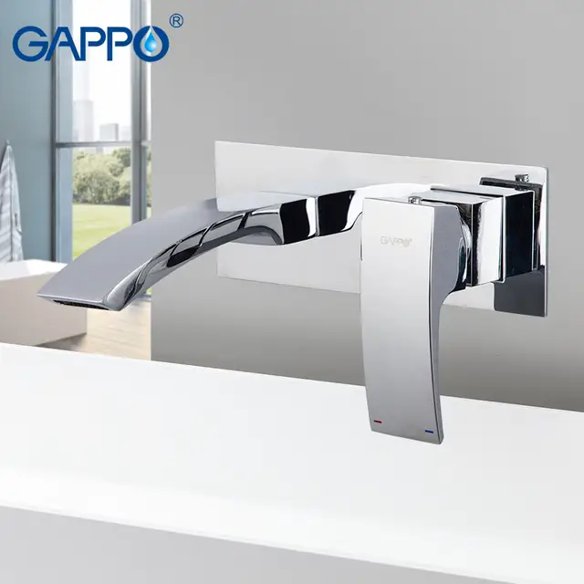 Online Shop Gappo Wall Mounted Bathroom Basin Faucet Waterfall