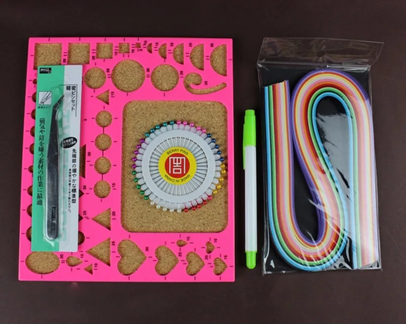 Новые Quilling рабочие доски/пинцет/ручки/булавки/бумажные полоски для украшения для скрапбукинга