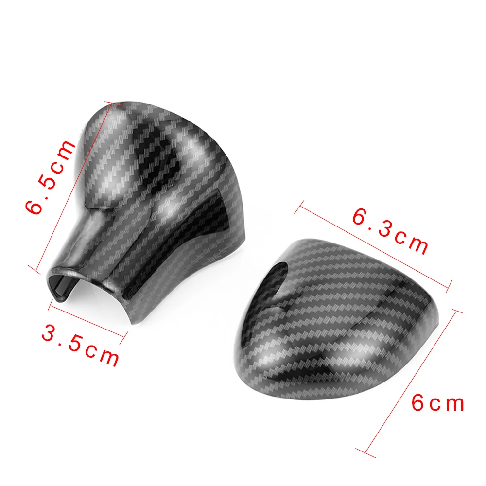 Автоматическая скорость переключения передач Ручка головки чехлы из углеродного волокна Наклейки интерьерные аксессуары для Audi A4 B7 A5 A6 C6 Q5 Q7