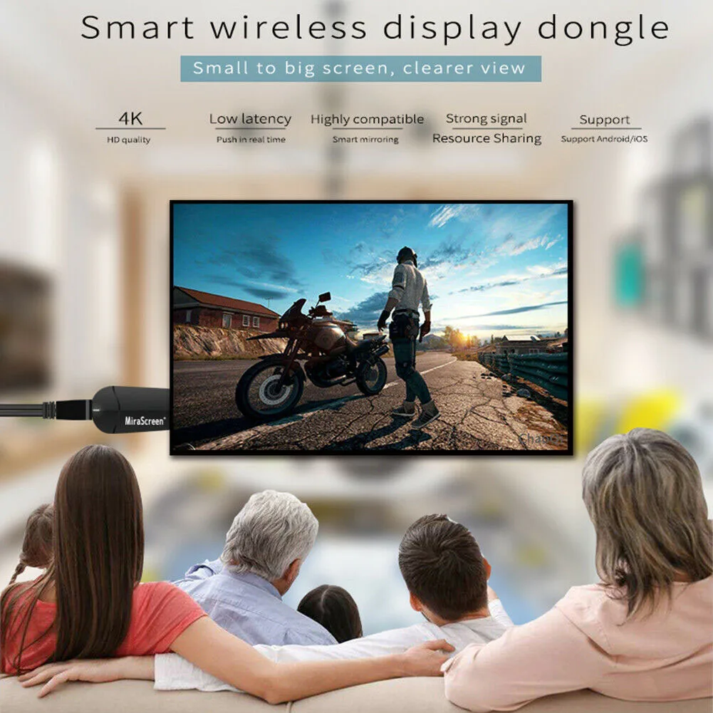 Горячий беспроводной дисплей адаптер 4 K HD Wifi 2,4G простой обмен ТВ ключ для iOS Android для DOY