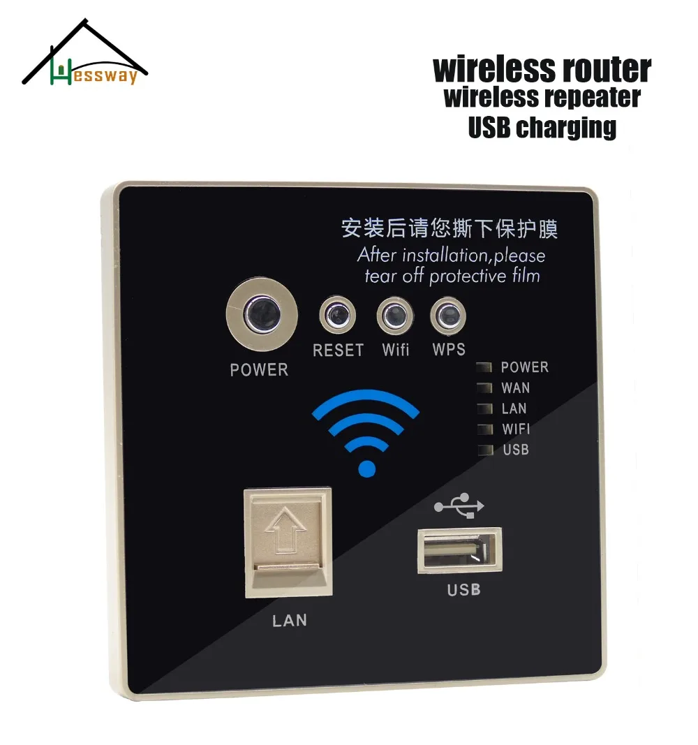 Настенная розетка 3G Wifi беспроводной AP маршрутизатор USB зарядное устройство AC 110V ~