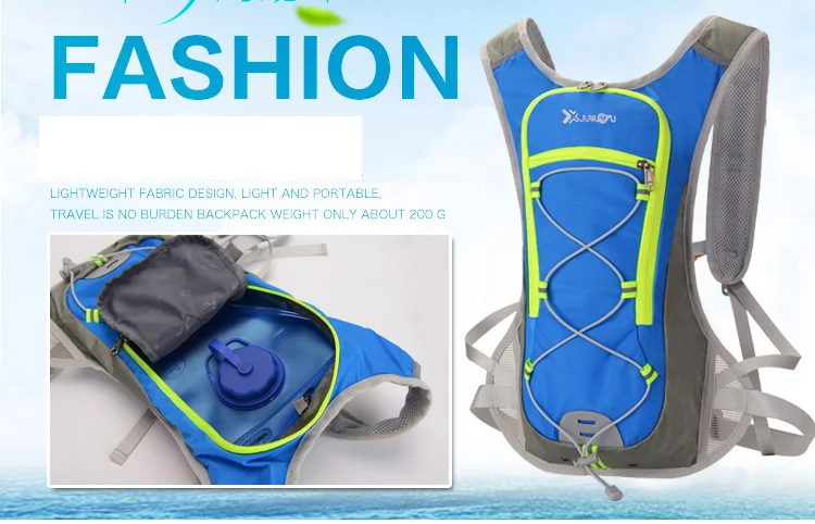 Discount 2In 1 Cycling Backpack Water Bag Waterproof Shoulder Backpack Ultralight Sport Riding MTB Hydration Backpack Running Bicycle Bag 73