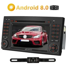 Тыква 2 Din 7 »Android 8,0 автомобильный dvd-плеер gps навигация автомобиля стерео для Benz Vito/Viano 2006-2012 авторадио FM Радио головного устройства
