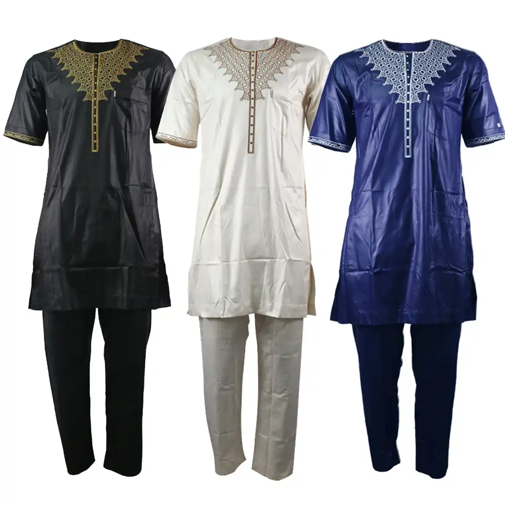 ملابس إسلامية للرجال جلباب عمامة جلابة تطريز ملابس عربية دشداشة باكستان ثوب غير رسمي Islamic Clothing Aliexpress