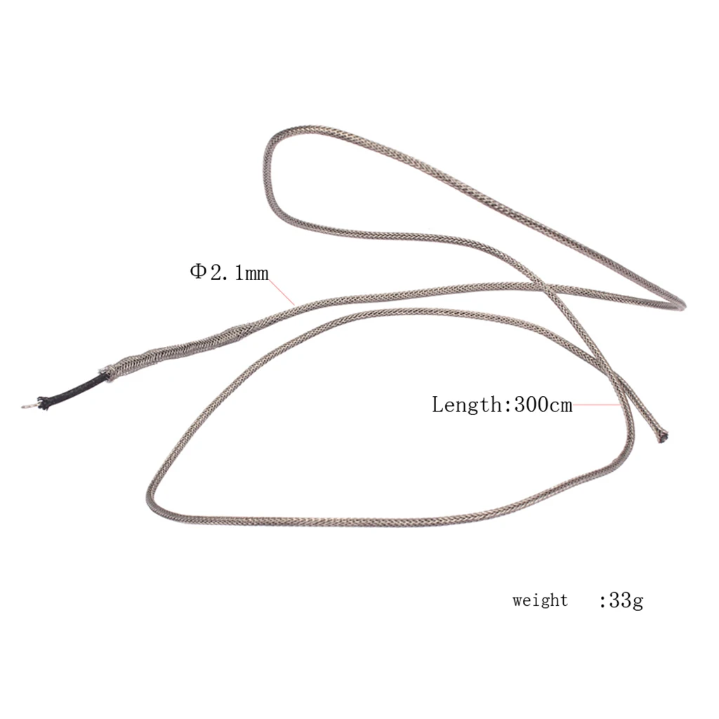 Tin-copper Long Vintage 22 AWG Braided Shielded Push-Back Cloth Guitar Wire Cable