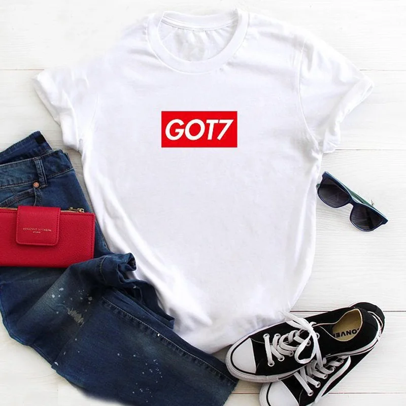 Kpop Got7 футболка женская с надписью Eyes on You I модная Корейская Mark JB Jackson Jinyoung Youngjae Bamboo