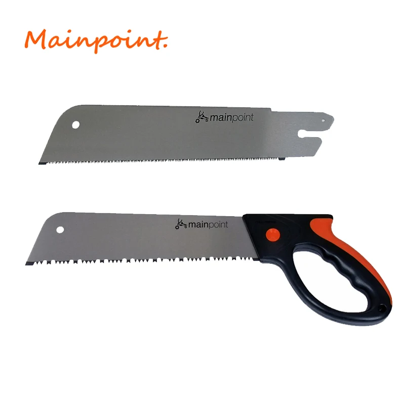 

New Handsaw Carpentry Pull Saw High Carbon SK5 Non-Slip Grip Handle and Replacement Blade 12 Inch Gardening Saw Hand Tools Sets