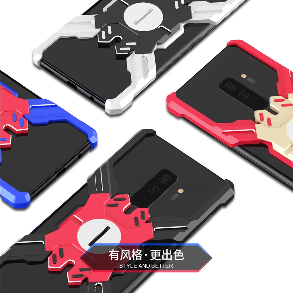 

Для Samsung S9 Plus роскошный бронированный металлический противоударный чехол для samsung s9 механический сверхпрочный чехол