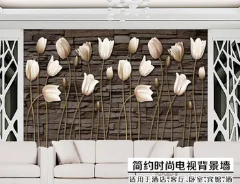

3d wallpaper custom 3d wall murals wallpaper Tulip Europe type restoring ancient ways setting wall wallpaper