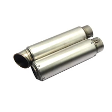 51mm Or 60mm Two Sizes Motorcycle Exhaust Pipe Escape Moto Muffler Pipe Case For CB400 R6 R15 Z750 ER6N TMAX 500 TFTY001