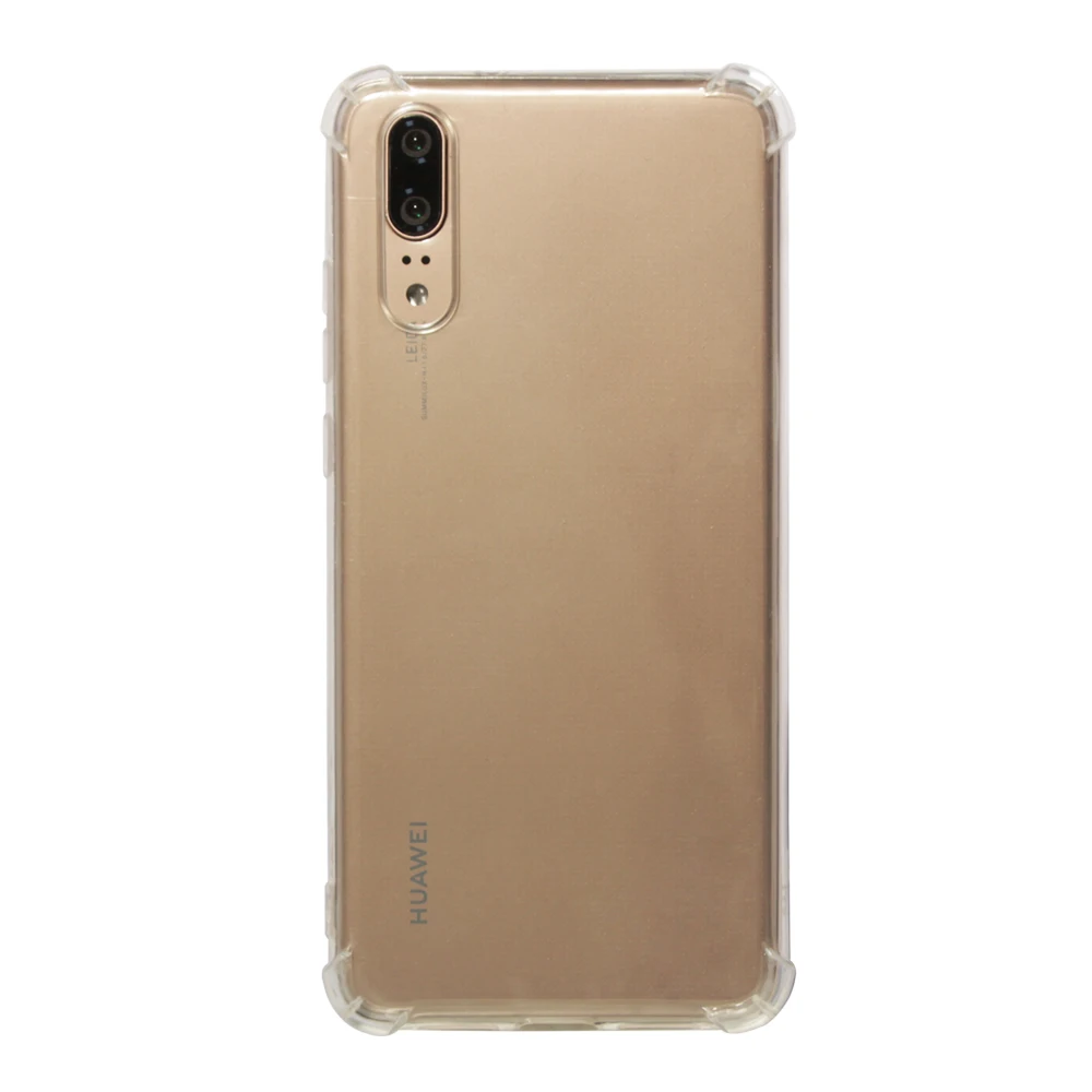 Для huawei P20 Чехол Мягкий ТПУ Силиконовый противоударный Прозрачный чехол для