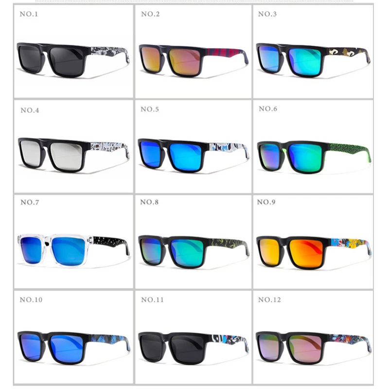 KDEAM Привлекательная функция поляризованные солнцезащитные очки для мужчин бренд граффити дужка очков Солнцезащитные очки UV400 очки мужские солнцезащитные очки RX120