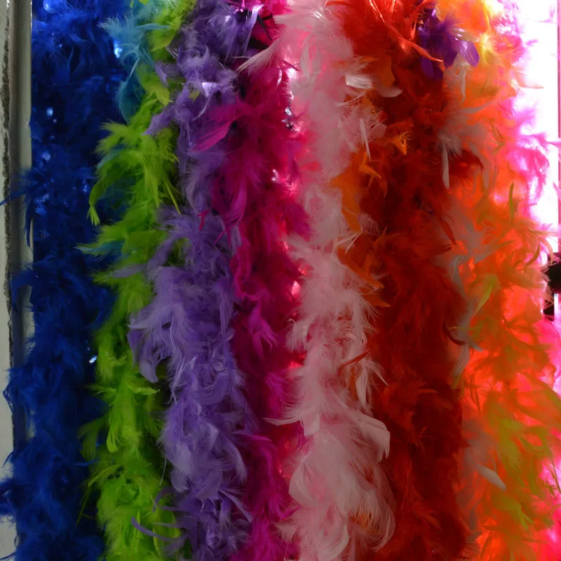 Fluffy Feather Boa for Dress Party Hat Decor Clothes Craft Feathers