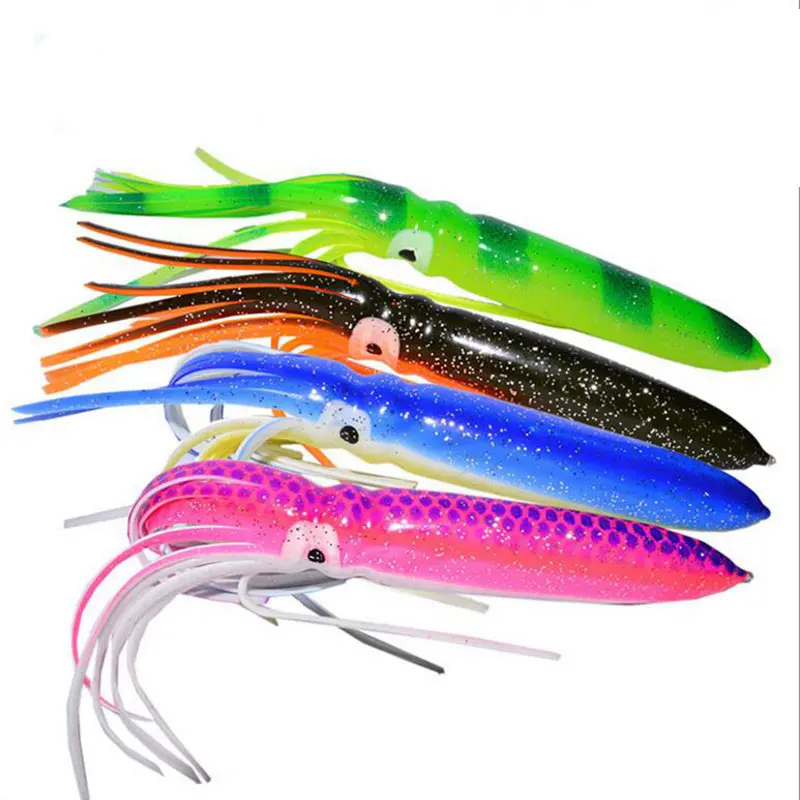 1pcs 15g 180mm Octopus Soft Lure Lifelike Fishing Lure Multiple Color