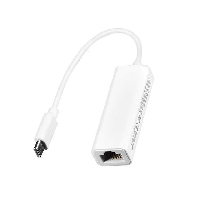 Мини USB 3,1 Тип C USB-C для RJ45 100 Мбит/с Ethernet cетевой адаптер LAN кабель для Windows XP/7/8, Mac OS