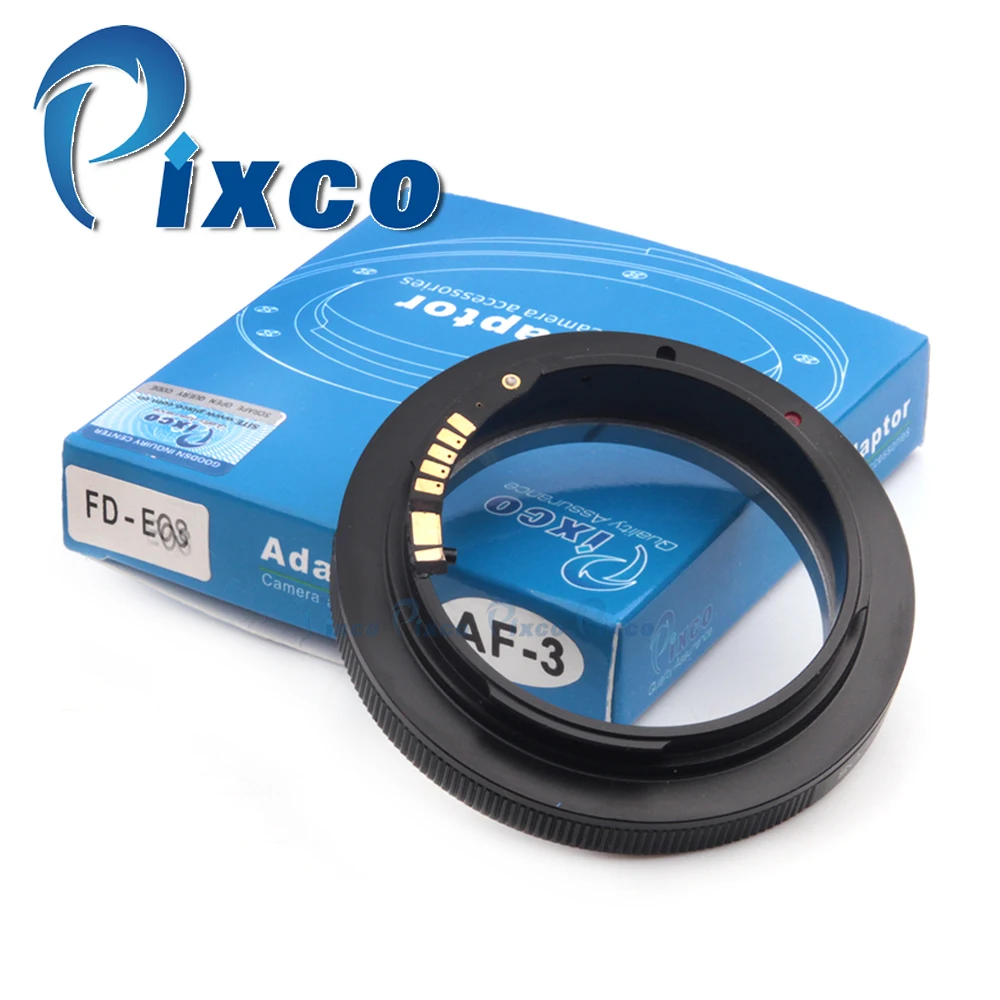 Adaptador de Lente de Autofoco Confirmação com Anel para Canon fd para Canon ef e os 5d 550 sem Vidro Adolp Mark 600d af Iii 650d - Image 2