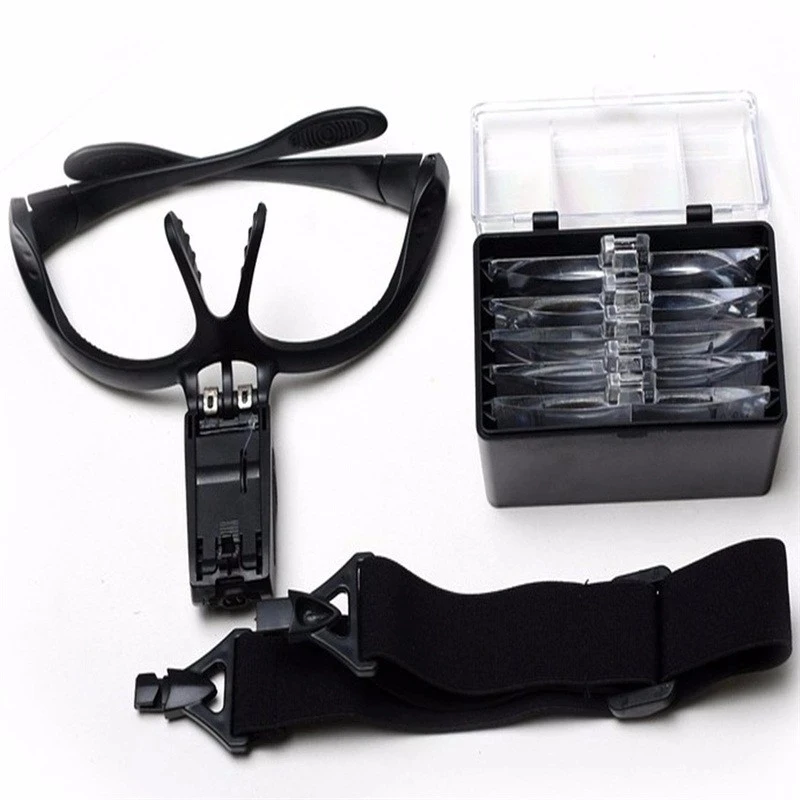 Лупа очки 2 Led 1X1.5X2 2.5X3.5 Х ювелир часовщик DIY|magnifying glasses|glasses magnifiermagnifying magnifier |