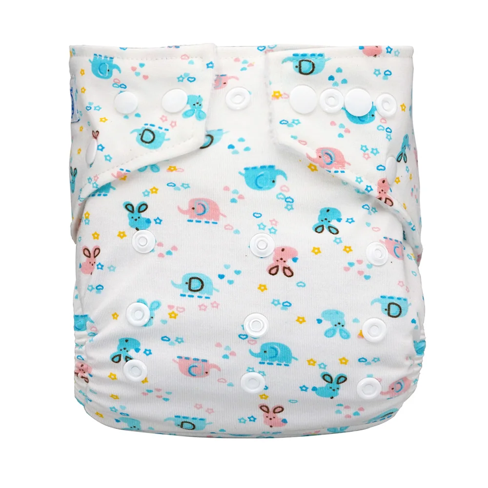 1 шт. водонепроницаемый подгузник Babyland 100% хлопок моющиеся многоразовые