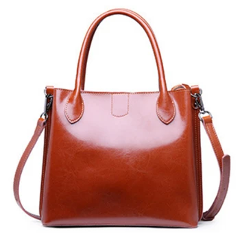 

New Casual Fashion Handbag Vintage Leather Bags High Quality Waterproof Practical Woman Shoulder Bags Hot Sell Messenger Bag