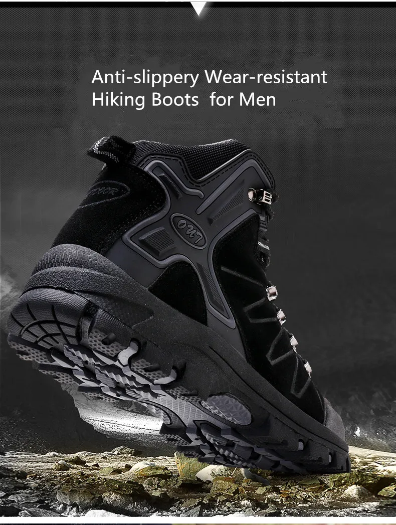 Новое поступление; мужские походные ботинки средней высоты; водоотталкивающие горные ботинки; дышащие уличные походные кроссовки; сетчатые Трекинговые ботинки