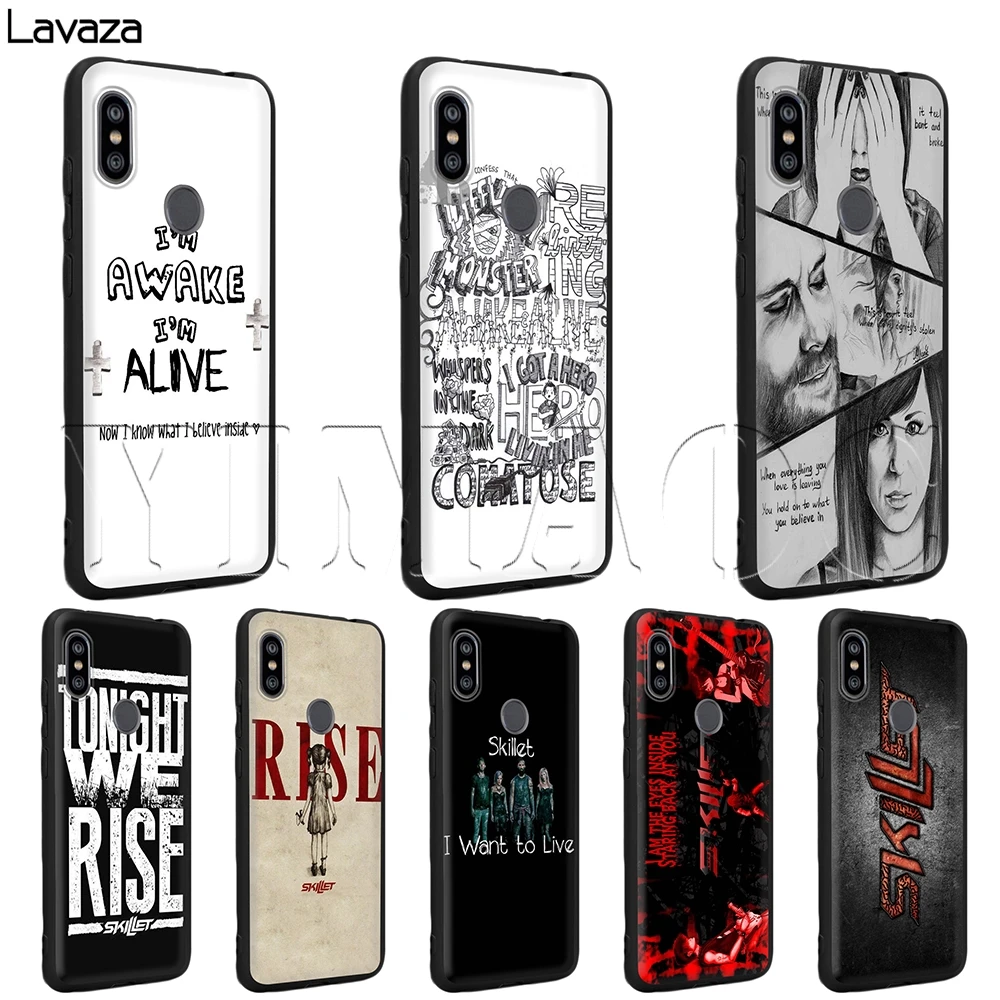 Skillet rock чехол для Xiaomi Redmi Note 8 9 S K30 Pro MI MAX 3 6 SE A1 A2 A3 10 Lite Plus 8A F1 |