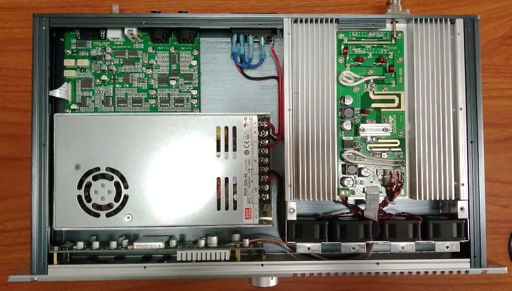 ⁦محطة بث راديو اف ام FMUSER FSN-150 5.0 100W 150W مع DSP Audio وهوائي DP100 وكبل 20Meter RF⁩ - الصورة ⁦5⁩