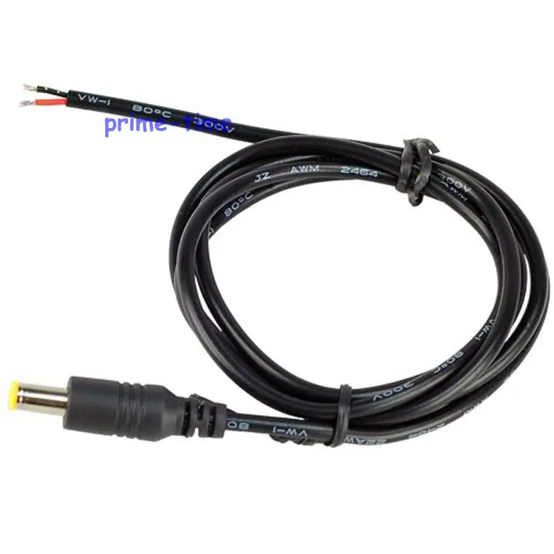 

5pcs 1m DC Power Cable With 5.5X2.1mm Plug Male Jack Plug Connector for CCTV LED Strip Light