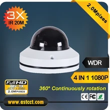 ФОТО est little PTZ  camera HD AHD output 1080P 20Megapixels IR waterproof PTZ dome  camera with IR20m support UTC coax control 
