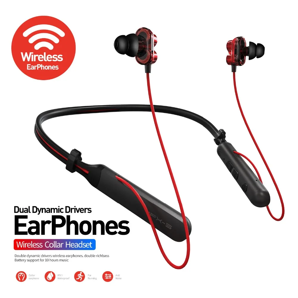 

Sports in-ear earphones wireless Bluetooth headphones comfortably headset with microphone for Android iphone xiaomi phone
