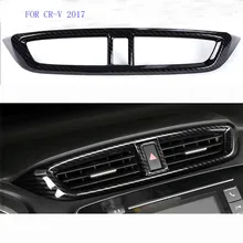 Car Styling Conditional ABS Chrome Decorative Sequin For Honda CRV CR-V 2017 Internal Decorations Stickers Auto Interior Frame