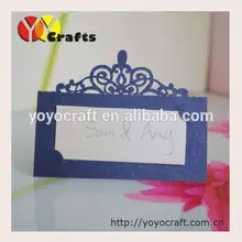 На заказ лазерная резка стол место карты для вечерние украшения MOQ 100 шт с быстрой доставкой