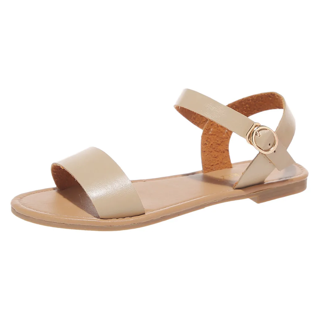 SAGACE الصيف المرأة السيدات روما شقة الصلبة زقزقة اصبع القدم الصنادل حذاء كاجوال في الهواء الطلق البريطانية الرياح كعب مسطح مشبك حزام الساخن قد... SAGACE الصيف المرأة السيدات روما شقة الصلبة زقزقة اصبع القدم الصنادل حذاء كاجوال في الهواء الطلق البريطانية الرياح كعب مسطح مشبك حزام الساخن قد...