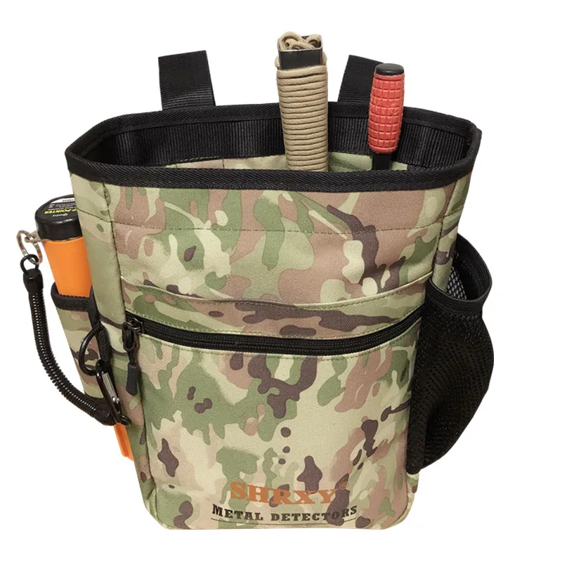 Metal Detecting Finds Bag Multi-purpose Digger Pouch for PinPointer Garrett Xp ProPointer Detector Waist Pack Mule Tools Bag