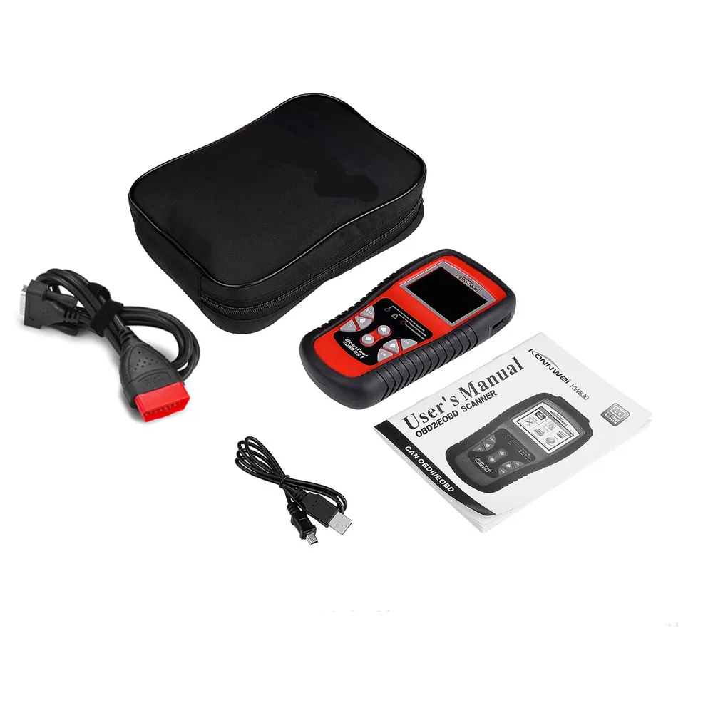 

OBD2 OBDII Automotive Scanner Engine Code Reader Sensor Freeze Frame OBD 2 Car Diagnostic Tool ISO 9141 KWP 2000 SAE J1850
