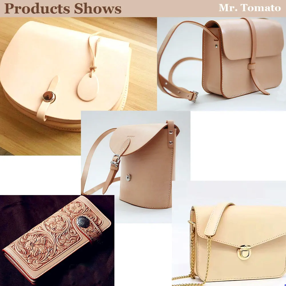 Leather craft Carving Tooling dying Vegetable Tanned Leather Piece Veg tan Genuine Cowhide First Layer Full Grain Material skin leather material