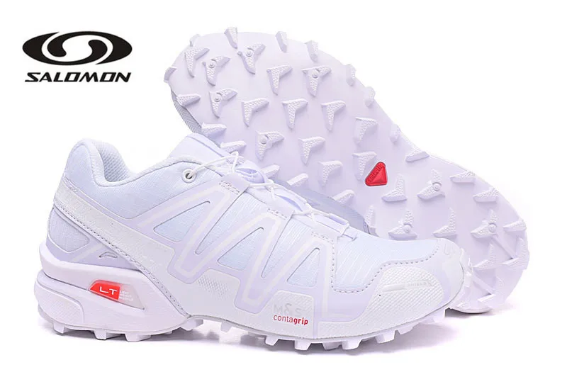 

Free Shipping high quality Salomon Speed Cross 4 CS III Men Sneakers Red Man Breathable Flats Running Shoes