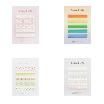 

Creative Basic Life Memo Pad 5 X 20 Sheets Sticky Notes Decoration N Time Notepad Notice Stickers School Supplies