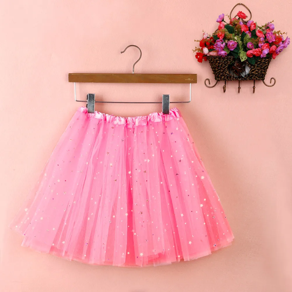 Fashion Short Skirt For Womens Tulle Skirt Pleated Mini Skirt Gauze Girls Ladies Tutu Dancing Skirts 13 Colors rokken jupe falda - Цвет: Pink