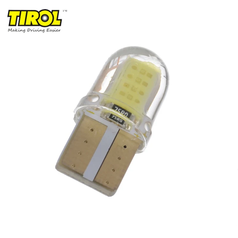 

10PCS 12V 2W Car Reading LED Bulbs Auto Car Light Lights T10 6000K 7 Colors Reading