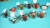 15Pcs Fashion Mixed Natural Stone Women Ladies Rings Mixed Style Retro Jewelry Wholesale Ring Lots LR020 4