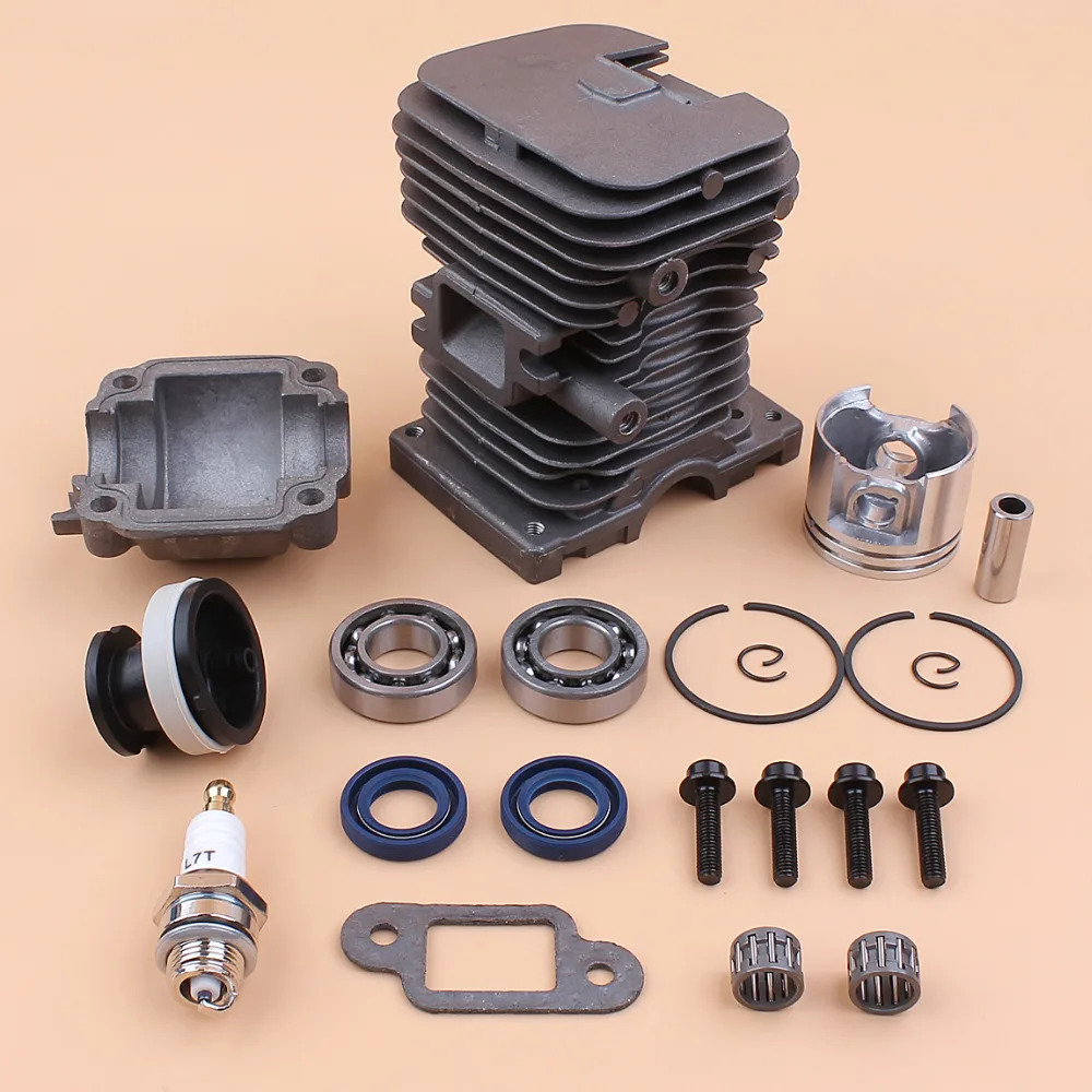 Cylinder Piston Pan Bearing Oil Seals Motor Set For STIHL MS180 018 MS 180 Gas Saws Chainsaw Engine Parts 38mm Bore 11300201208