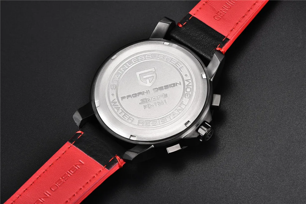 PAGANI дизайнерские Роскошные Брендовые мужские часы кварцевые часы мужские кожаные деловые часы светящиеся глубина водонепроницаемые дизайнерские часы