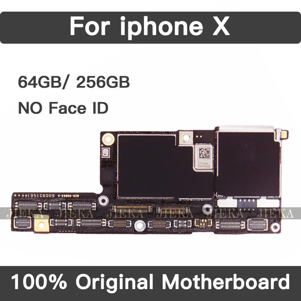 Заводская разблокированная материнская плата для iphone X без удостоверения лица