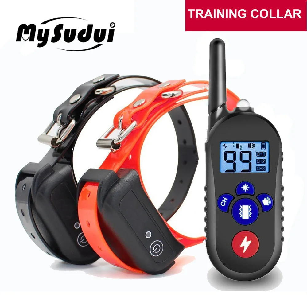 Electric Training Collar Dogs Electric Dog Trainer Collar Pet Shock