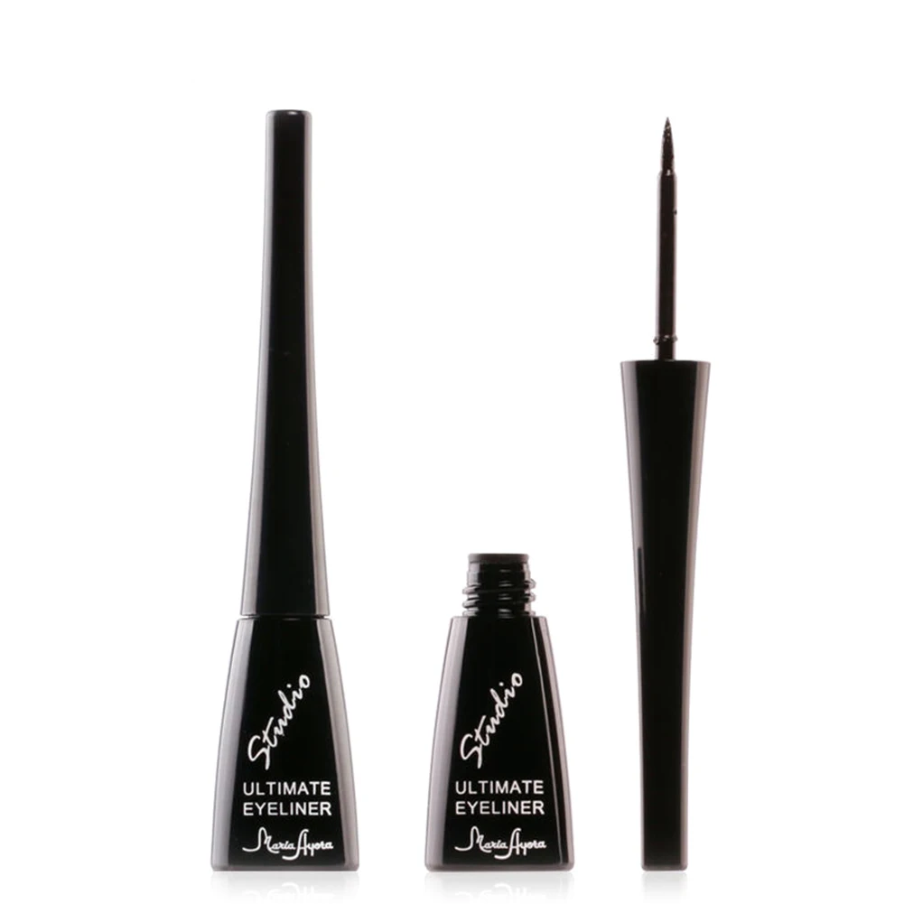 

MARIA AYORA Waterproof Black Eyeliner Liquid Eye Liner Pen Makeup High Quality Sponge Head Sweat Resistant - Black