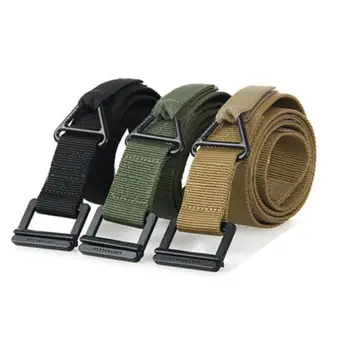 

Men's Casual Outdoor Military Tactical Nylon Waist Emergency Rescue Rigger Belt