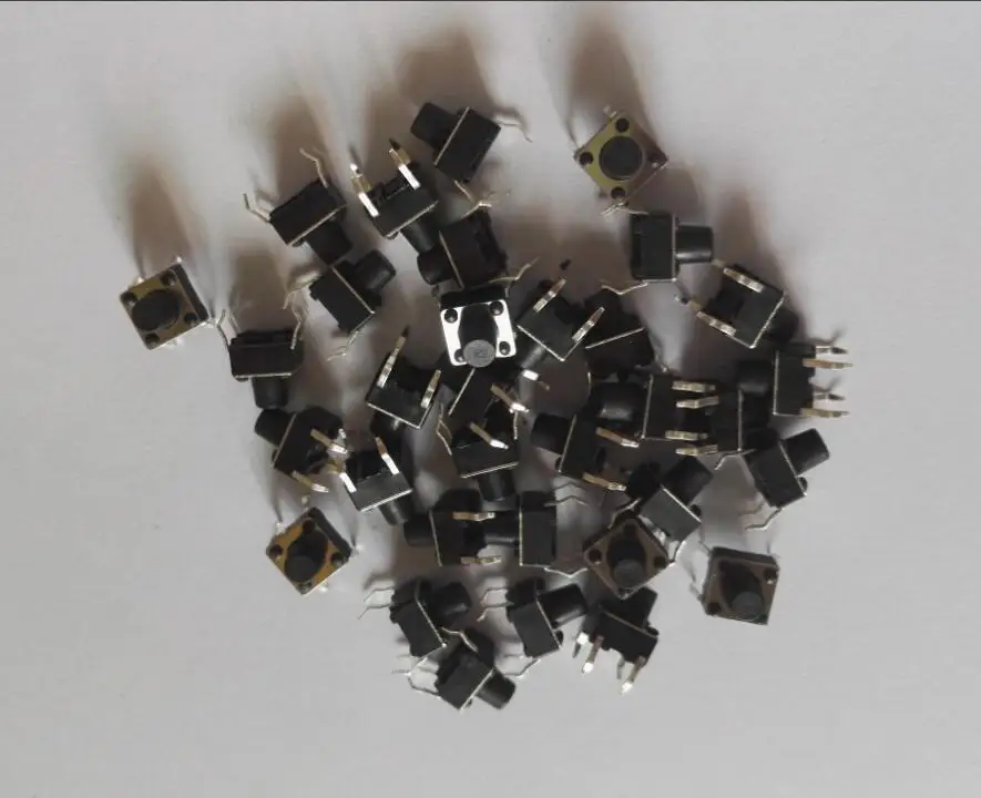 Best 6*6*4.3 5 6 7 8 9 10 11 12 13 14 15MM push button switch light touch switch microswitch 4PIN horizontal type