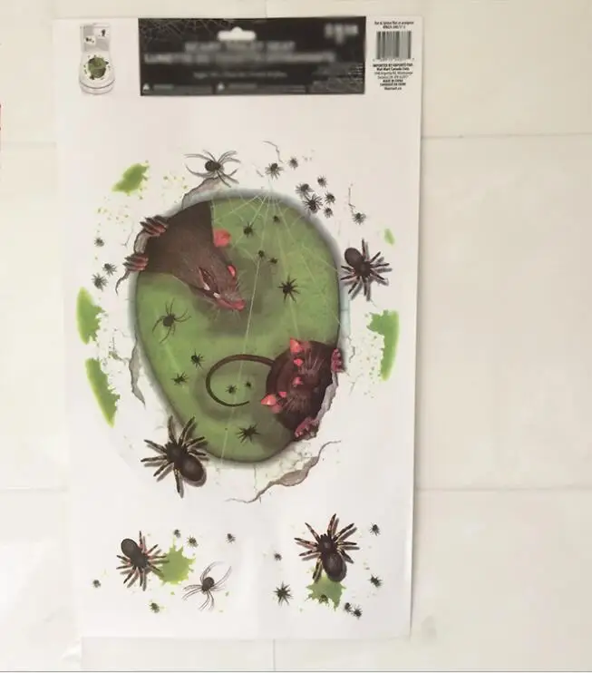 1 шт. наклейка на сиденье унитаза для ванной виниловые художественные наклейки DIY Home Deco Lot Хэллоуин